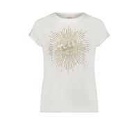 Cartoon Damen Printshirt mit Ärmelaufschlag 40, Patch Cream/Gold