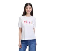Cartoon Damen Printshirt mit Rundhalsausschnitt