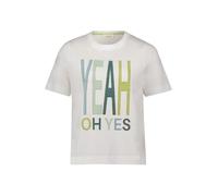 Cartoon Damen Printshirt mit Rundhalsausschnitt