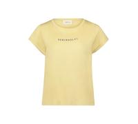 Cartoon Damen Printshirt mit Rundhalsausschnitt 44, Patch Khaki/Purple