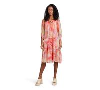Cartoon Damen Sommerkleid mit Print Pink/Rosa,36