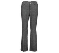 Stoffhose CARTOON "Cartoon Damen Stoffhose mit Bügelfalte", Damen, Gr. 40, Normalgrößen, schwarz (schwarz, grau), Obermaterial: 59% Polyester, 22% Baumwolle, 16% Viskose, 3% Elasthan., klassisch, ausg