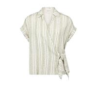 Cartoon Streifenbluse Damen grün, 36