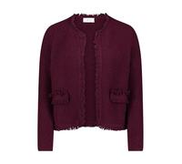 Cartoon Damen Strick-Cardigan mit Fransen Purple Potion,34