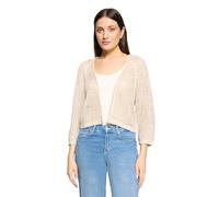 Cartoon Strick-Cardigan Damen mit Glanzeffekt Safari Beige Gr. 42