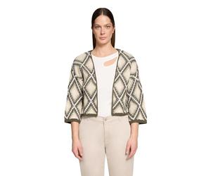 Cartoon Damen Strick-Cardigan mit Jacquard