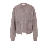 Cartoon Damen Strick-Cardigan mit Taschen 42, Dark Aubergine