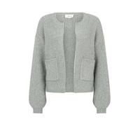 Strickjacke CARTOON "Cartoon Damen Strick-Cardigan mit Taschen", Damen, Gr. 44, grün (jadeite), Obermaterial: 62% Polyester recycelt, 25% Polyacryl, 6% Polyester metallisiert, 4% Wolle, 3% Polyamid., 