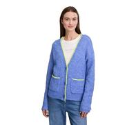 Cartoon Damen Strick-Cardigan mit V-Ausschnitt, blue, Gr. 36