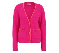 Cartoon Damen Strick-Cardigan mit V-Ausschnitt 36, Pink/Orange