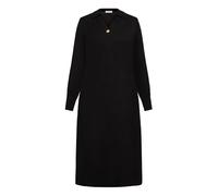 Strickkleid CARTOON "Damen mit Kragen", Damen, Gr. 38, Normalgrößen, schwarz, Obermaterial: 42% Polyacryl, 30% Polyester, 21% Polyamid, 7% Wolle, ausgestellt lang, V-Ausschnitt, Kleider Strickkleid (4