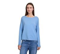 Cartoon Damen Strickpullover mit Rundhalsausschnitt 36, Blue/Yellow