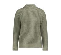 Cartoon Strickpullover Damen mit Stehkragen 100% Polyester figurumspielend Pale Khaki Größe 38