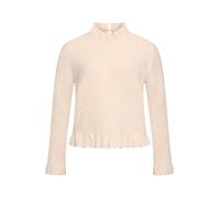 Cartoon Strickpullover hellbeige Melange Größe 44