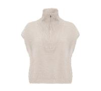 Cartoon Damen Strickpullunder mit Reißverschluss 44, Beige