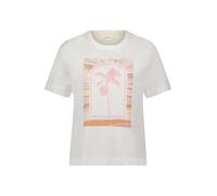 Cartoon Printshirt Damen Baumwolle weiß, 38