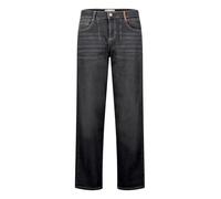 Cartoon Damen Used Look-Jeans mit Waschung