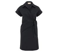 Cartoon Damen Wickelkleid mit Taschen 42, Schwarz