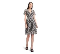 Cartoon daydream Damen 1904/7209 Kleid, Black/Cream, 36
