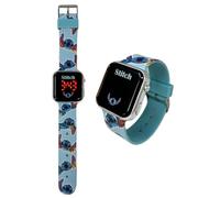 CARTOON Digitale Armbanduhr mit LED-Display, Silikon-Armband, für Kinder (Stitch (1))
