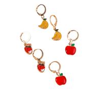 Cartoon-Früchte-Tropfen-Ohrringe, schöne Erdbeer-Bananen-Ohrringe für Frauen, Mädchen, Schmuck, GeburtstagsgeschenkeDurability