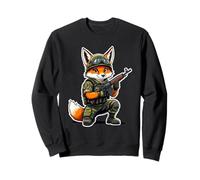 Cartoon-Fuchs-Soldat Sweatshirt