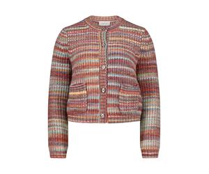 CARTOON - Gestreifte Strickjacke pink - Gr. - 38