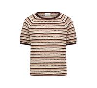 CARTOON - Gestreifter Strickpullover braun - Gr. - 42
