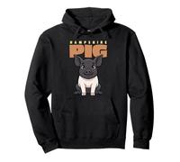 Cartoon Hampshire Pig Bauernhof Tierliebhaber niedliche Schweine Pullover Hoodie