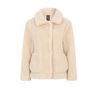 Cartoon Plüschjacke Damen beige, 42