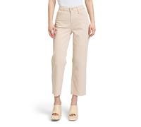 Cartoon Damen Basic-Hose mit offenem Saum 38, Oat Milk