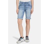 Jeans-Shorts mit Stickerei 44
