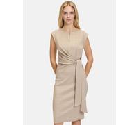 Jerseykleid CARTOON "Cartoon Jerseykleid mit Lurexfaden", Damen, Gr. 44, Normalgrößen, nature, silber, Obermaterial: 76% Baumwolle, 15% Polyester, 9% Polyester metallisiert., modisch, figurbetont kurz