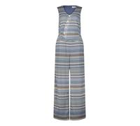 Overall CARTOON "Damen mit Westenteil", Damen, Gr. 42, Normalgrößen, blau, camel, Obermaterial: 100% Polyester. Futter: 96% Viskose, 4% Elasthan, tailliert, V-Ausschnitt, Overalls Overall (52153108-42