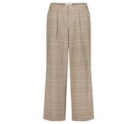 Cartoon Hose Karo-Hose Klassisch mit Bundfalten Damen Braun/Rosé Größe 38