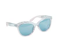 CARTOON Kinder Sonnenbrille Frozen Disney Glitzer Runde Gläser Verspiegelt mit UV400 Filter