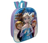 CARTOON Kindergartenrucksack, geprägte Bilder, 3D, Schultasche, Freizeit, Rucksack für Kinder, Die Eiskönigin, 32 cm, Zeitgenössisch