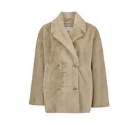 Fellimitatjacke CARTOON "Damen mit Reverskragen", Damen, Gr. 42, beige (taupe), Obermaterial: 100% Polyester, comfort fit, Jacken (59208927-42) taupe