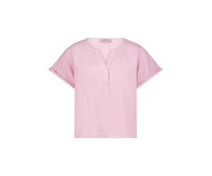 CARTOON - Kurz geschnittene Schlupfbluse mit Halbarm violet - Gr. - 36