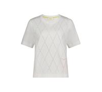 Cartoon Kurzarm-Shirt Damen weiß, 42