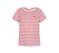 CARTOON - Kurzarm-Shirt rot/weiß - Gr. - 40