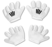 Cartoon Maus Handschuhe | OS - Weiß | Wir machen Party.de |