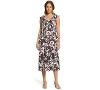 Cartoon Midikleid Damen Viskose (100%) braun, 36