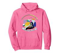 Cartoon Network Adventure Time Group Pullover Hoodie, Unisex für Erwachsene, Leuchtendes Pink, XXL
