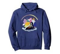 Cartoon Network Adventure Time Group Pullover Hoodie, Unisex für Erwachsene, Marineblau, XXL