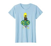Cartoon Network Adventure Time Lemongrab Tree T-Shirt, Herren, S, Blau, Kurzarm, Klassische Passform, Unisex, Crew-Kragen, Cartoon, T-Shirt