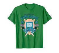 Cartoon Network Adventure Time Video Games T-Shirt, Herren, Dunkelgrün, S