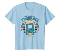 Cartoon Network Adventure Time Video Games T-Shirt, Kinder, Himmelblau, 92
