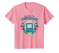 Cartoon Network Adventure Time Video Games T-Shirt, Kinder, Rosa, 152