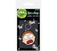 Cartoon Network – Schlüsselanhänger aus Gummi – Rick and Morty Morty Terrified Face – 4,5 x 6 cm
